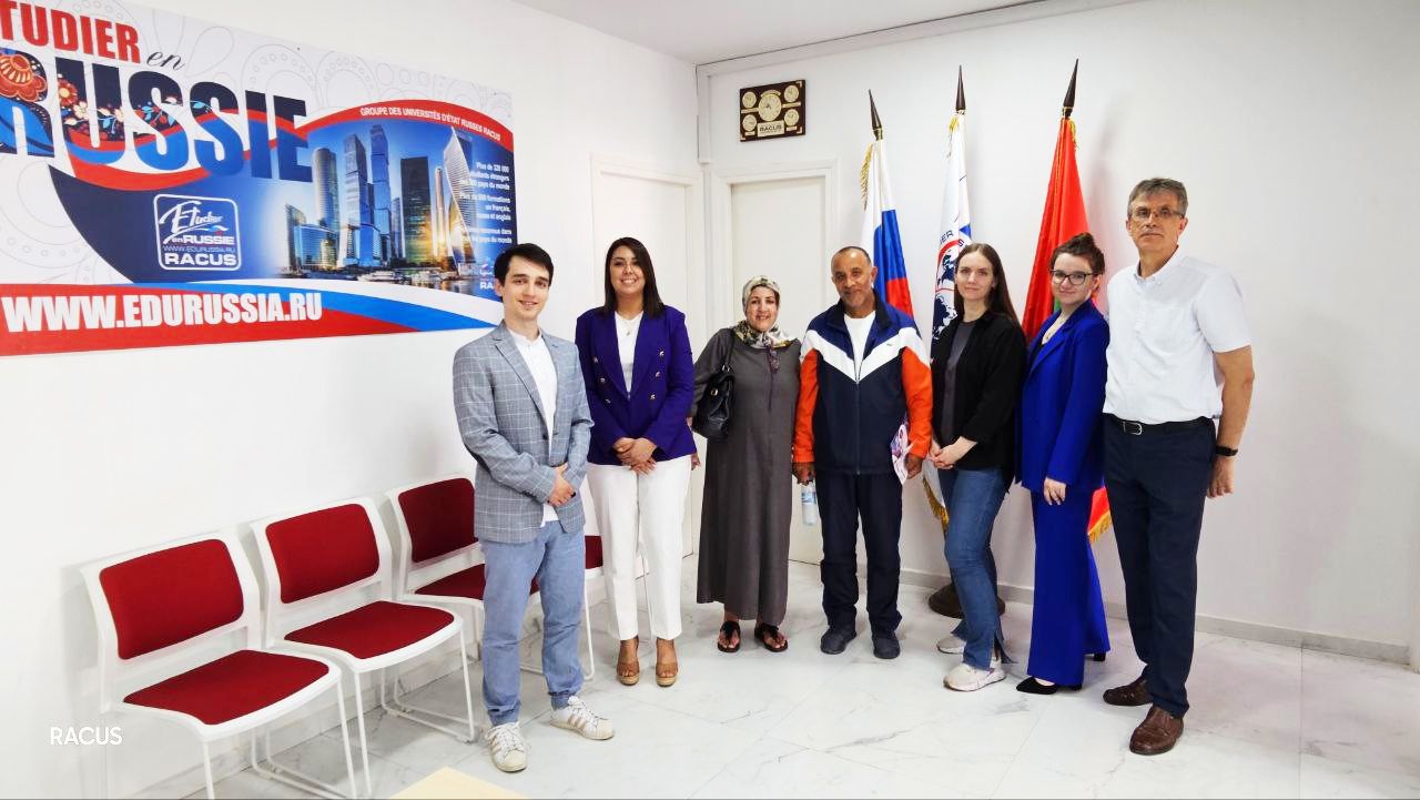 1 Open Days of Russian Higher Education were held at the main office of RACUS organization in Rabat (Morocco) from May 2 to May 3, 2023. picture 1 Open Days of Russian Higher Education were held at the main office of RACUS organization in Rabat (Morocco) from May 2 to May 3, 2023.